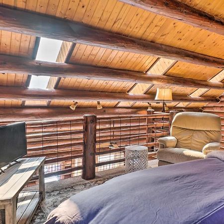 Classic Colorado Log Home With Mountain Views! Florissant ภายนอก รูปภาพ